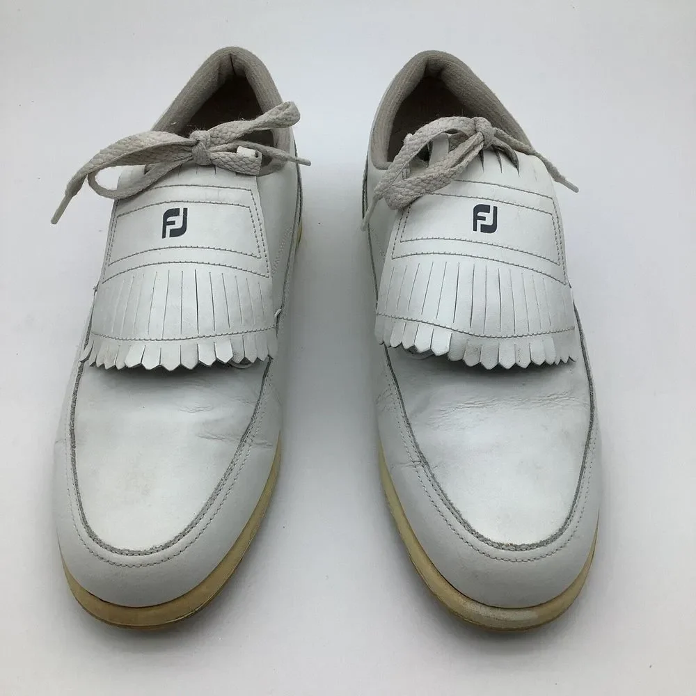 FootJoy FJ Womens Kiltie Golf Shoes 53884 White Size‎ 9